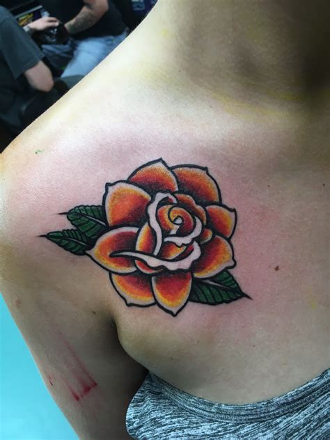 Best peach tattoo designs and ideas. Traditional tattoo rose by nate marlowe | Tattoos, Rose ...