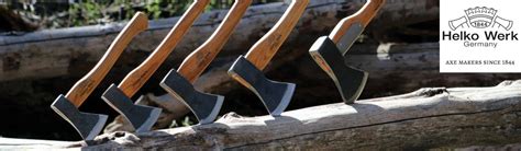 At 18 inches long, this hatchet can be easily strapped to your pack for any wilderness excursion. Helko Werk | Axes | Machetes