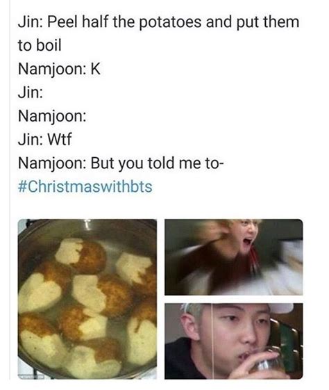 Bts memes (because why not). Accurate... Namjoon may be smart but when it comes to the ...