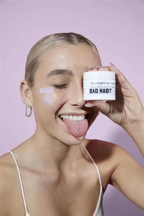 The queen of youtube gives us the exclusive on bad habit chamberlain's latest role finds her in the beauty space as global ambassador and creative director of clean skincare brand bad habit. give creds to me in 2021 | Emma chamberlain, Celebrity ...