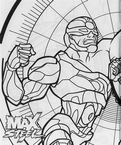 Hellokids dedica este dibujo de max steel furia extrema a los fans de dibujos para pintar! Max Steel Museo: Navidad: Libro Para Colorear de Max Steel ¡REGALO!