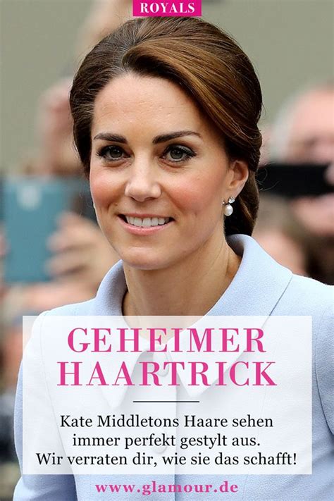 Catherine, duchess of cambridge gcvo (born catherine elizabeth middleton; Frisur: Geheimer Haartrick von Kate Middleton ...