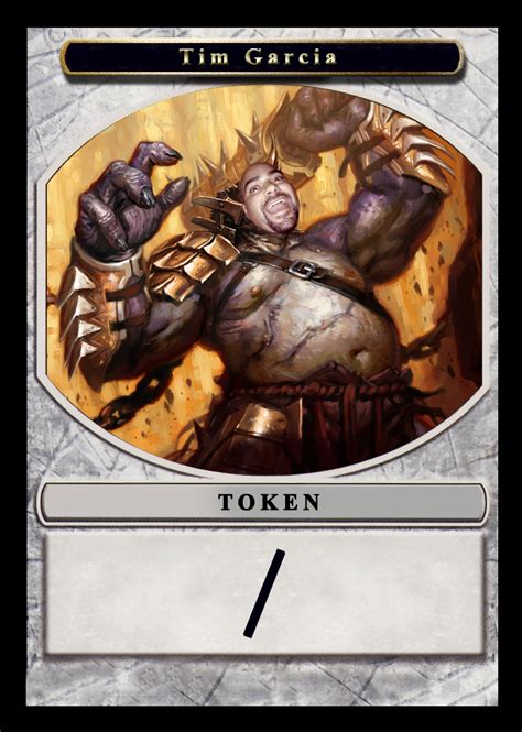 Updated january 21st, 2021 by gene cole: Magic the Gathering Token Card by Timbog77 on DeviantArt