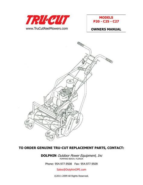 Maybe you would like to learn more about one of these? TRU-CUT P20 - C25 - C27 OWNERS MANUAL by M Salter - Flipsnack