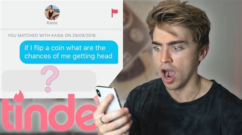This is where dirty pick up lines come in. I USED DIRTY PICK UP LINES ON TINDER - YouTube