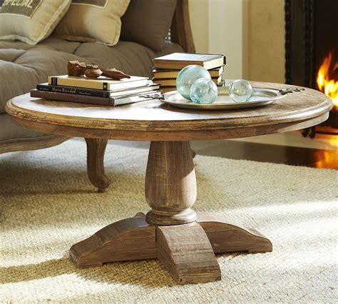 Round coffee table tray, ottoman tray, serving tray, wood round tray, farmhouse decor, handles table tray, decorative tray, kitchen tray. Circle Wood Coffee Table | Coffee Table Design Ideas