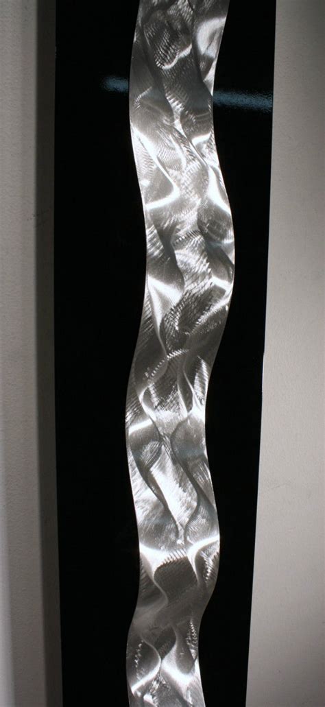 Wall art metal wall decor, home decor amazon statements2000 by jon allen, silver at the depot. Alex Kovacs - Black and Silver Metal Wall Art 3D Home ...