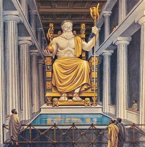 Άγαλμα του ολυμπίου διός (statue of zeus at olympia). Statue Of Zeus at Olympia