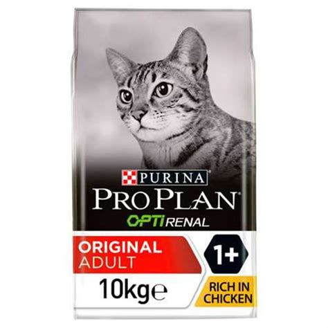 Contains optilight for healthy weight loss, a recipe with 40% less fat and all essential nutrients and increased fibre to help weight loss while maintaining lean muscle mass. PRO PLAN Original Adult Dry Cat Food with OPTIRENAL ...