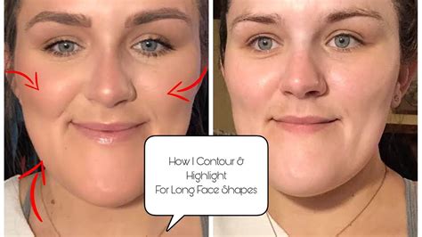 Apply contour powder on the left and right temples and blend along the hairline. How To: Contour & Highlight For Long Face Shape - Plus Tips & Tricks - YouTube