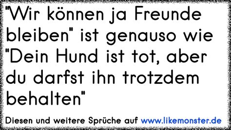 Und weiß nicht ob wir es mal werden können. 'Wir können ja Freunde bleiben'- ist das selbe wie 'Dein ...