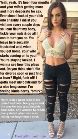 Blonde gets nailed by ebony stud while her husband watches. Cuckold Captions • Cuckold Caption Pictures, GIFs and More ...