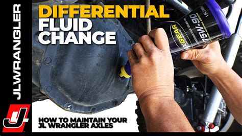 Jack up rear of the vehicle using proper jack points. Jeep JL Wrangler Axle Differential Fluid Change - How to ...
