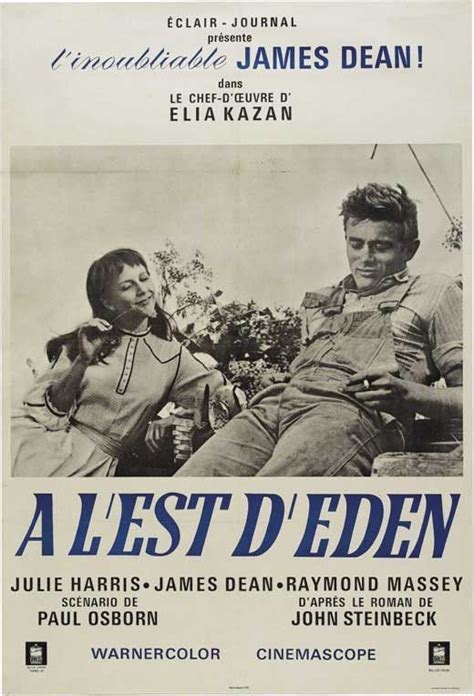 The multigenerational story focuses on the trask brothers and a woman who comes between the siblings. East of Eden (French) 11x17 Movie Poster (1955) | East of ...