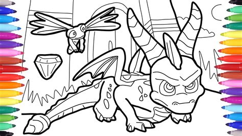 Are there any coloring pages on pinterest for roblox? Spyro Reignited Trilogy Coloring Pages for Kids, How to ...