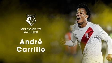 Ante una paraguay que nunca dio el encuentro por. Peru's Andre Carrillo joins Watford on season-long loan ...