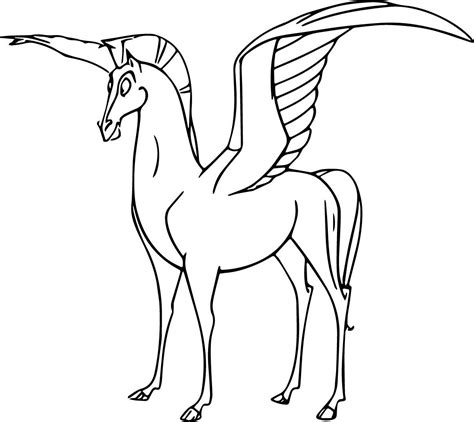 This type of unicorn loves to eat clover and. Cute Pegasus Coloring Pages - hrzus