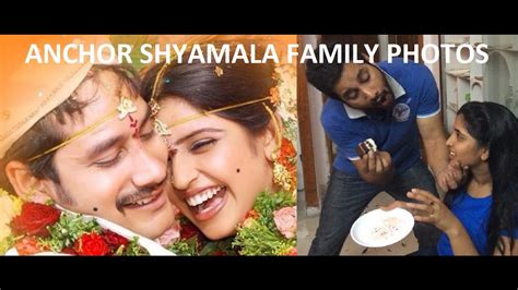 Anchore syamala close smile face potos. Telugu TV Anchor Shyamala Family Photos - YouTube