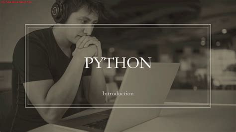 PYTHON TUTORIAL - YouTube