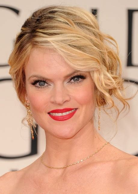 Check spelling or type a new query. Missi Pyle Messy Updo Hairstyle with Side Bangs ...