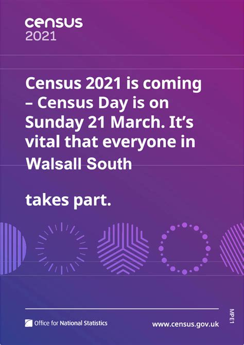 By taking part, you can help to inform decisions on services that shape your community, such as schools, doctors' surgeries and bike lanes. Census 2021 - Valerie Vaz MP