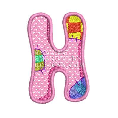 If you want to add a personal touch to your projects, learning how to embroider letters is a great skill to have. Free Embroidery Design: Letter H | Embroidery designs ...