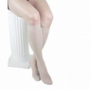 Gabrialla Graduated Compression Knee Highs Sheer With Band Firm
