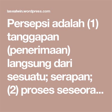 Moral adalah ajaran tentang laku hidup yang baik berdasarkan pandangan hidup. +10 Bentuk Persepsi Berdasarkan Sudut Pandang Saat ...