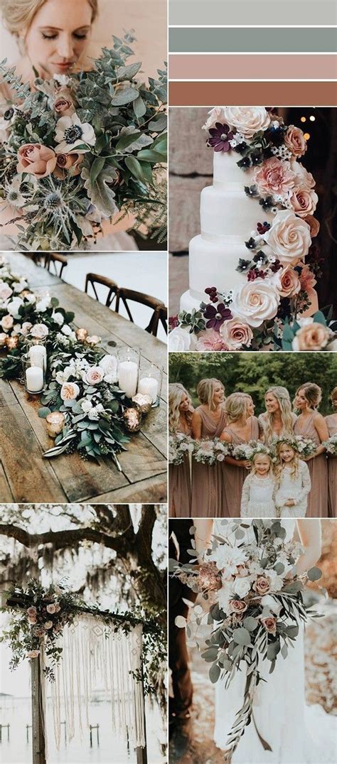 It belongs to the dull lime colour subspectrum, or a narrower group within a broader spectrum. Wedding color scheme. Rusty mauves and shades of green. So ...