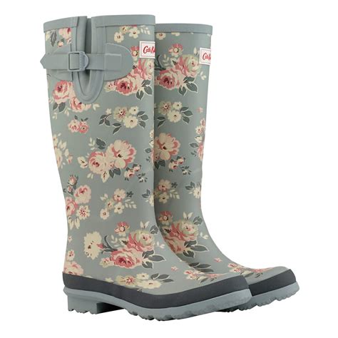 Wells Rose Printed Wellington Boots | Everything but Gift ...