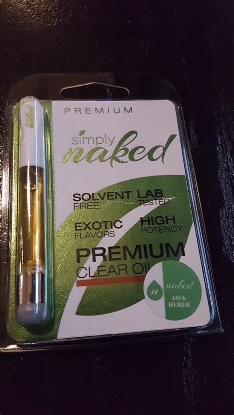 Please share though what cartridges you recommend from wa, i am very excited to learn what they got there vs california. Vape Review: Simply Naked Jack Herer Cannabis Oil ...