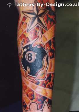 What does a figure 8 tattoo mean? 8 BALL Tattoo