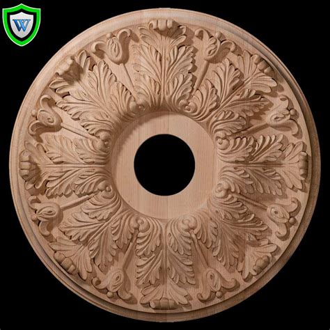 When deciding on a ceiling medallion, you have two (2) primary issues to. Decorative Wood Millwork: Wood Ceiling Medallions ...