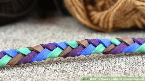 A braid (also referred to as a plait) is a complex structure or pattern formed by interlacing two or more strands of flexible material such as textile yarns, wire, or hair. How to Make a 4 Strand Braided Bracelet: 13 Steps (with Pictures)
