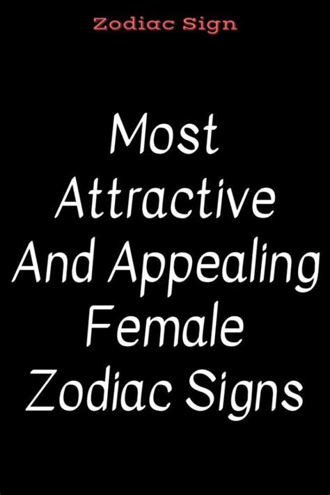 Cancer and scorpio are linked to each other by a deep sense of respect, a feeling that makes the bond sincere and secure. Most Attractive And Appealing Female Zodiac Signs in 2020 ...