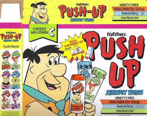 However, the flintstones version has long gone disappeared. Cool Flintstones PUSH UP pops box | 1992 | traci*s retro ...