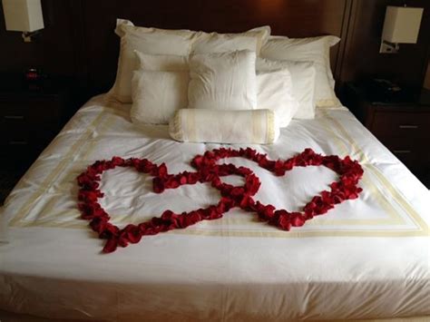 So, the bed, without a doubt, needs to be decked up. 40 Wedding First Night Bed Decoration Ideas - Bored Art