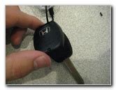 Use your free hand to remove the battery and if you have already purchased your battery, use this opportunity to place the new one back in. Honda Fit Key Fob Remote Control Battery Replacement Guide ...