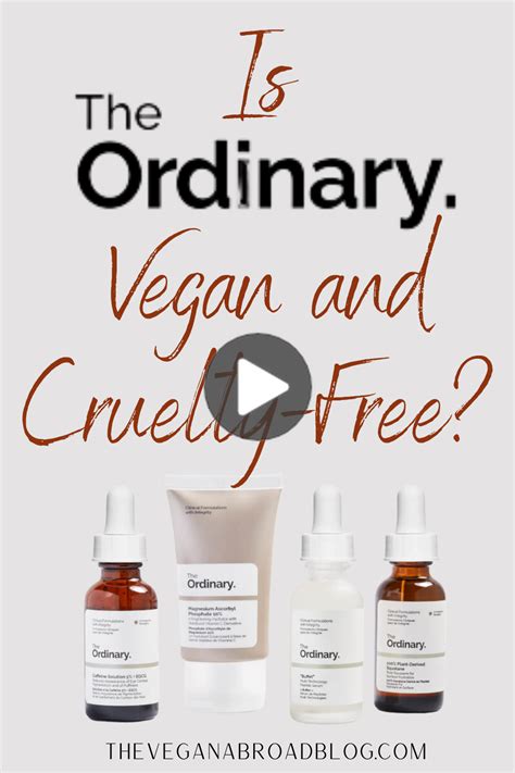 The ordinary is certified as cruelty free by peta's beauty without bunnies program, as well as leaping bunny (which is one of the strictest cruelty free certifications). Is The Ordinary Cruelty-Free and Vegan? | The Vegan Abroad ...