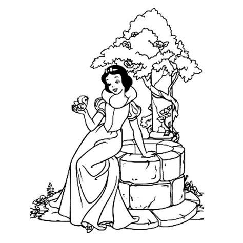 Vous pouvez imprimer votre coloriage neige blanche grâce au bouton d'impression à droite ou en bas de l'image ou bien le télécharger. Coloriage Princesse Blanche Neige gratuit à imprimer