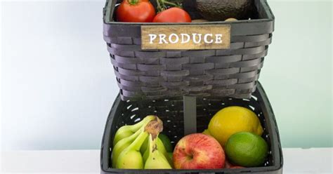 Storage baskets can complement your decor and help contain clutter at the same time. Turn Baskets Into Produce Storage | Hometalk