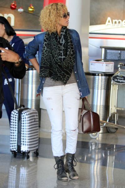 Sweet susi in leopard catsuit. Traveling in style! Keri Hilsons chic airport attire ...