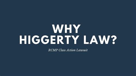 There are certain advantages to joining a class action lawsuit and potential class members may be contacted directly or through an. RCMP Class Action Lawsuit | Why Choose Higgerty Law - YouTube