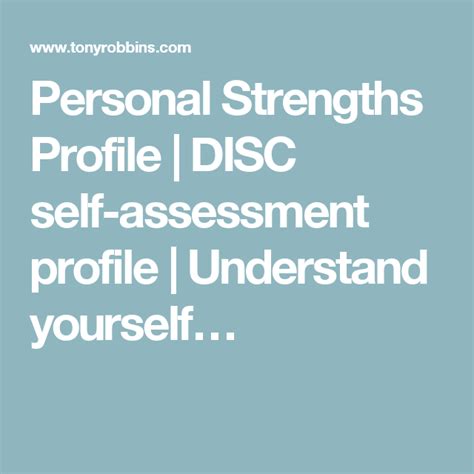 Disc personality test free tony robbins. Pin on Agent marketing and ideas