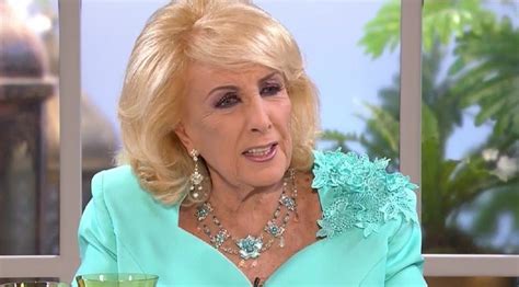 Argentine actress and television presenter. El insólito llamado de Mirtha Legrand a su hija a las 2 de ...