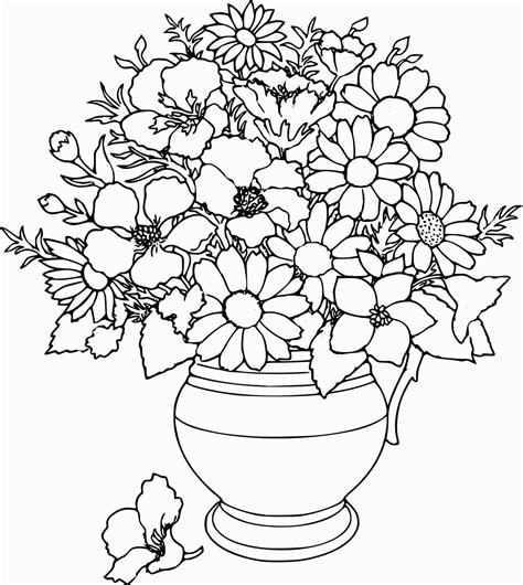 Finding quiet time for yourself right now can seem daunting. Cool Flower Coloring Pages For Adults - Coloring Home