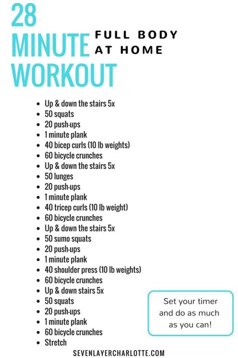 Itsines' program has grown through her sweat app. 28 minute at home workout; full body workout without the ...