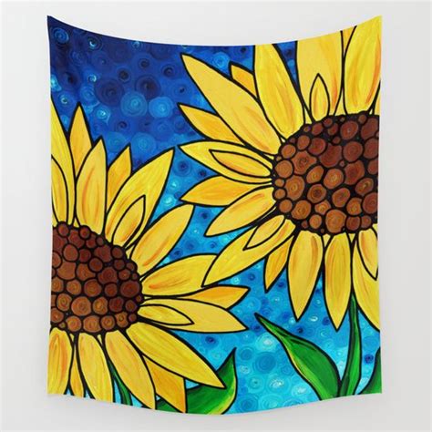 Add this masterpiece into any room in your home as an attention grabbing center piece! Garden Twins - Best friends...beautiful sunflowers by Labor of Love artist Sharon Cummings Wall ...