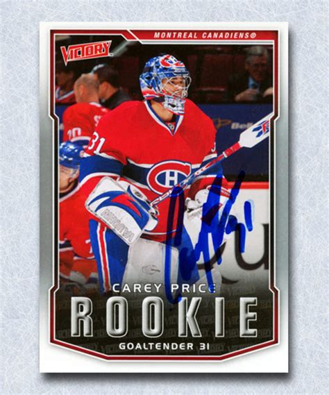 One reason is because it's from an earlier year and the other is are there specific baseball cards that are worth money in this deck. Carey Price Autographed 2007 Upper Deck Rookie Card - NHL ...