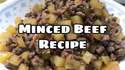 Everything is delicious but this one gets the major votes! GROUND BEEF WITH POTATO RECIPE|ALOJA'S DIARY - YouTube